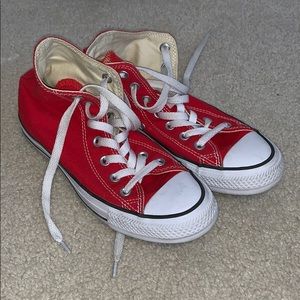 Red High Top Converse